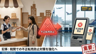 【2026年〜】免税品の「その場で値引き」が終了へ。お店も旅行客も大転換…国税庁がパンフレットを発行