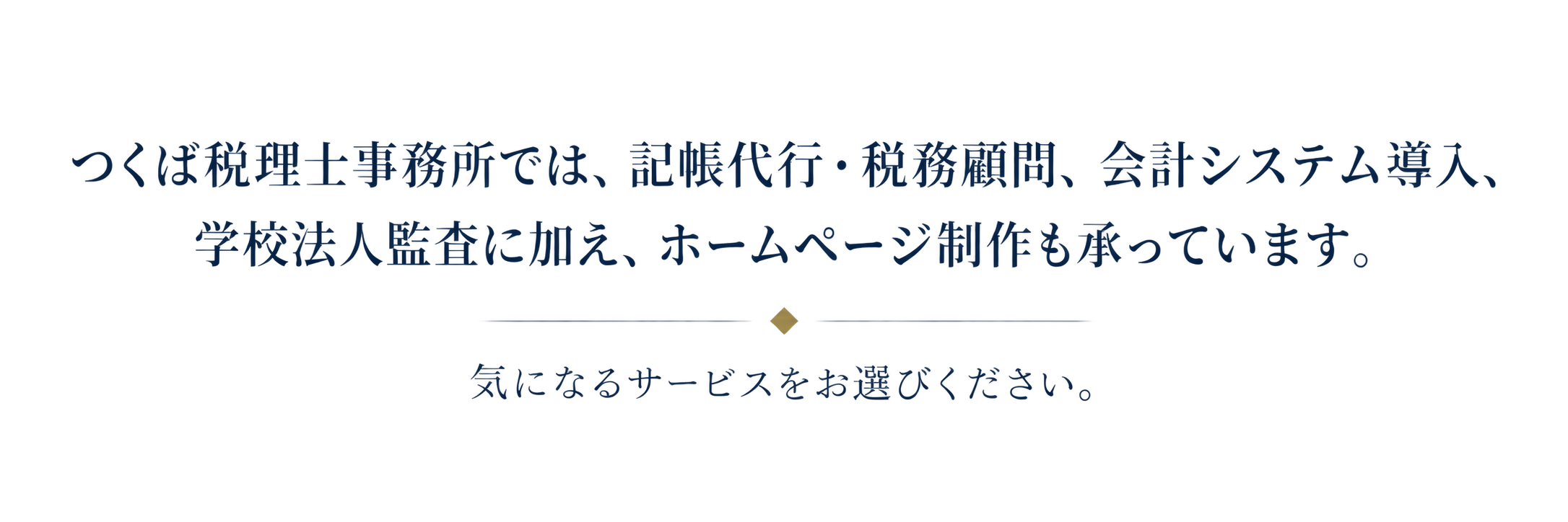 つくば税理士事務所 サービス案内